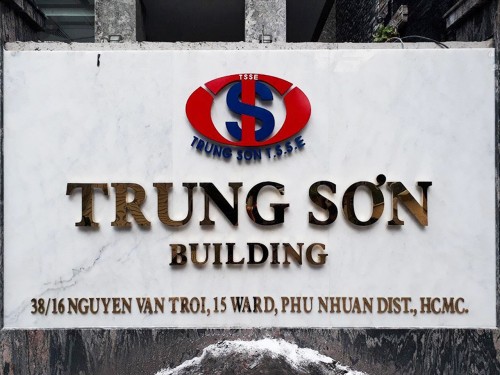 Bảng hiệu toà nhà - Trung Sơn