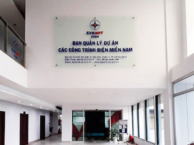 Bảng kính - chữ Mica