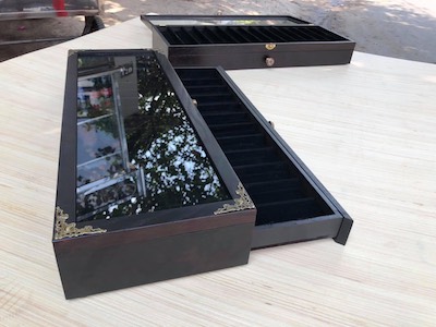 Display products made of wood