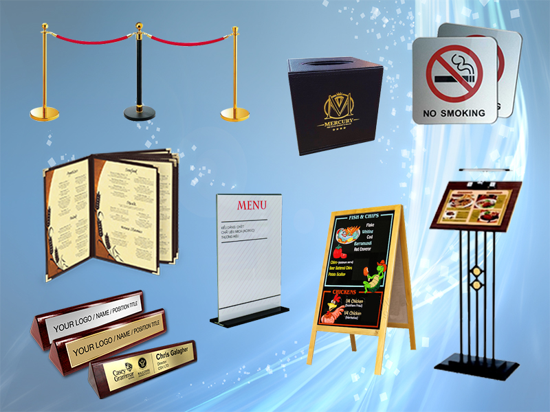 VẬT PHẨM NHÀ HÀNG KHÁCH SẠN